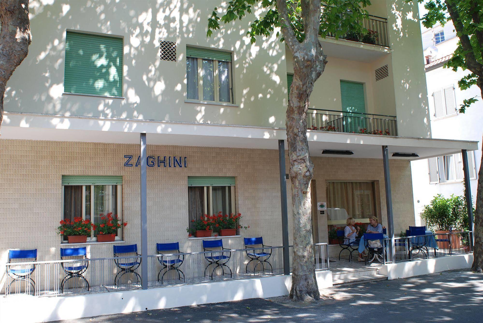 Hotel Zaghini ริมินี ภายนอก รูปภาพ